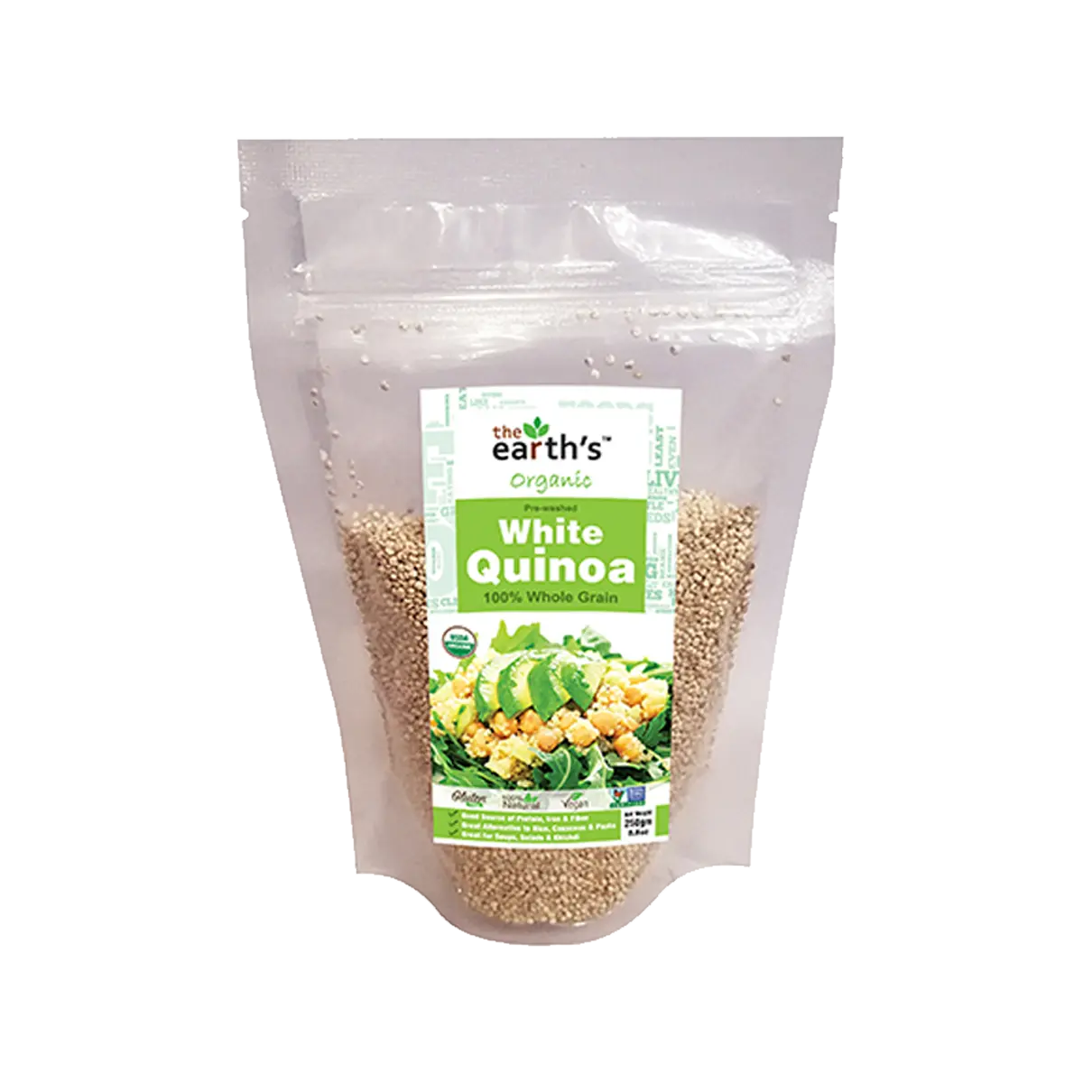 The Earths White Quinoa Whole Grain 250g