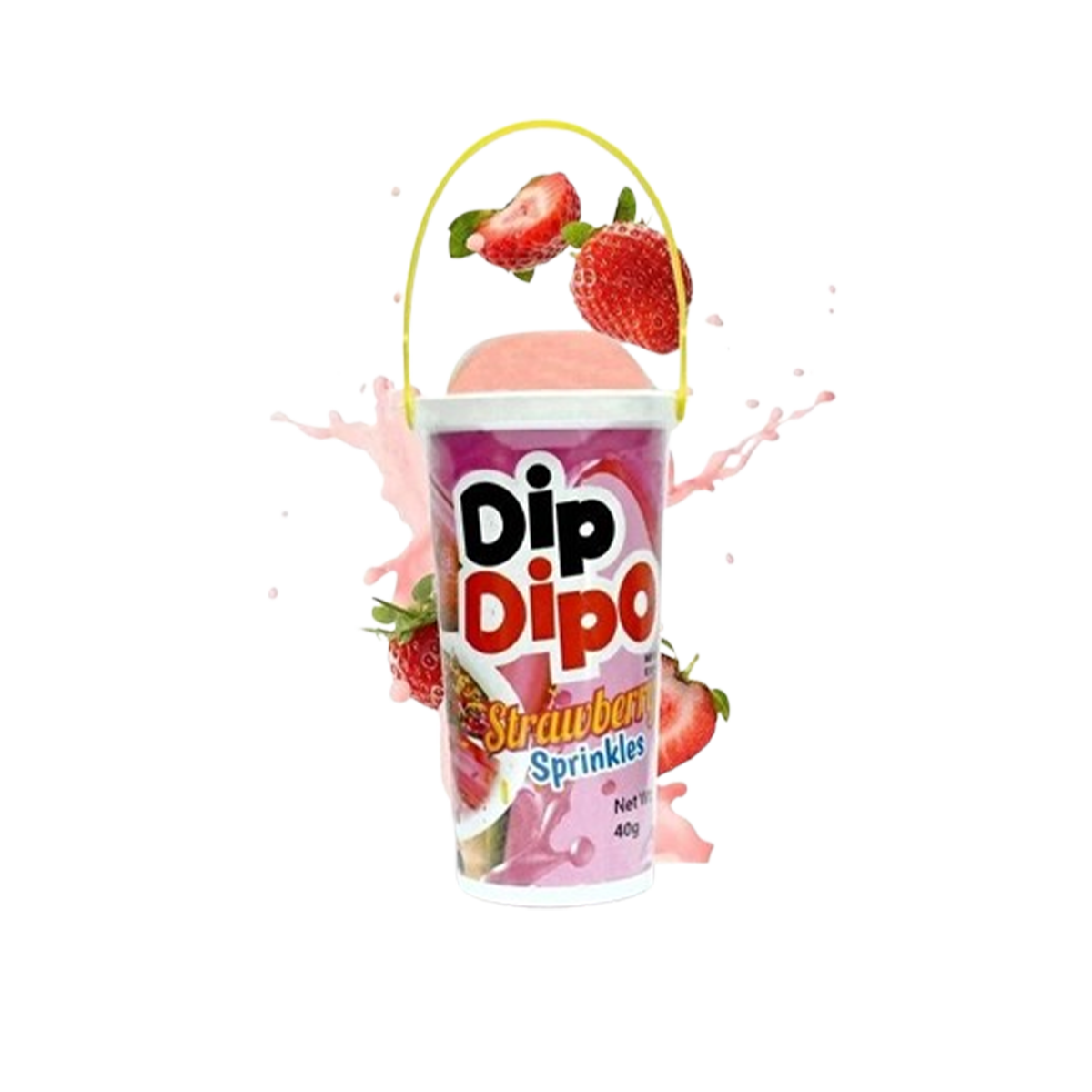 Shazo Choc Dip Strawberry Flavour Bucket 40g
