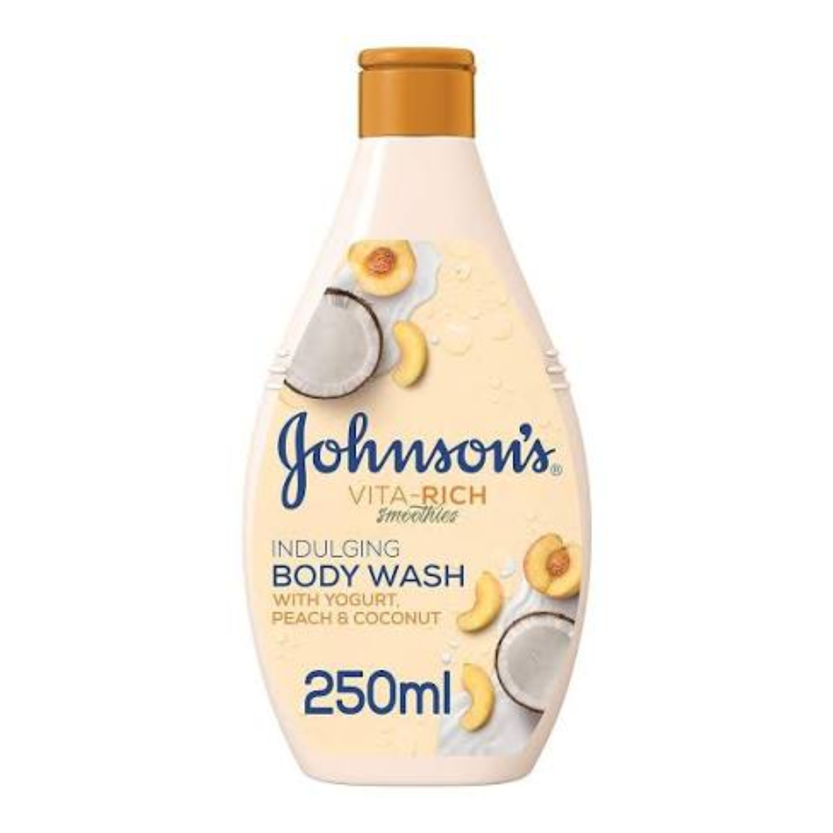 Johnsons Vita Rich Body Wash Peach Coconut 250ml