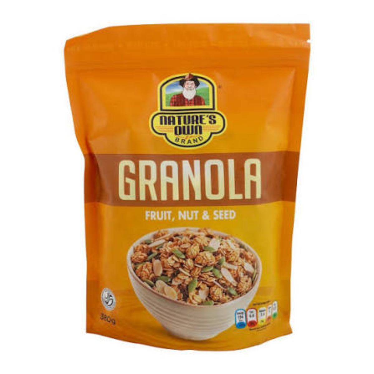 Nature Own Granola Fruit Nut Seed 380g