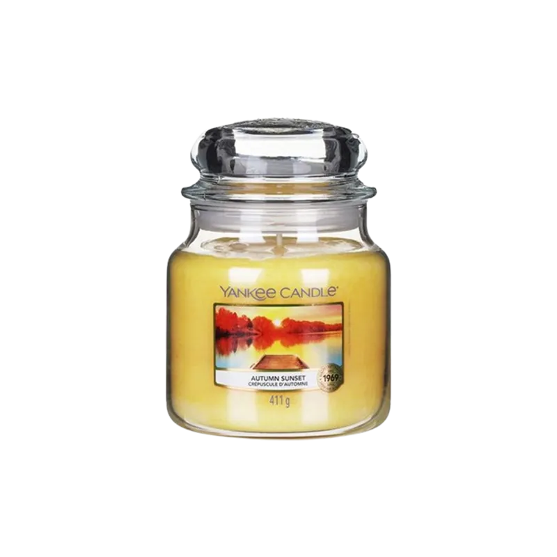 Yankee Candle Autumn Sunset Medium Jar Candle 411g