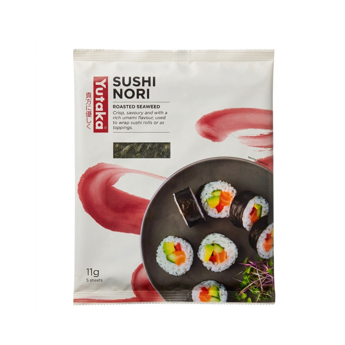 Yutaka Sushi Nori Seaweed 11g