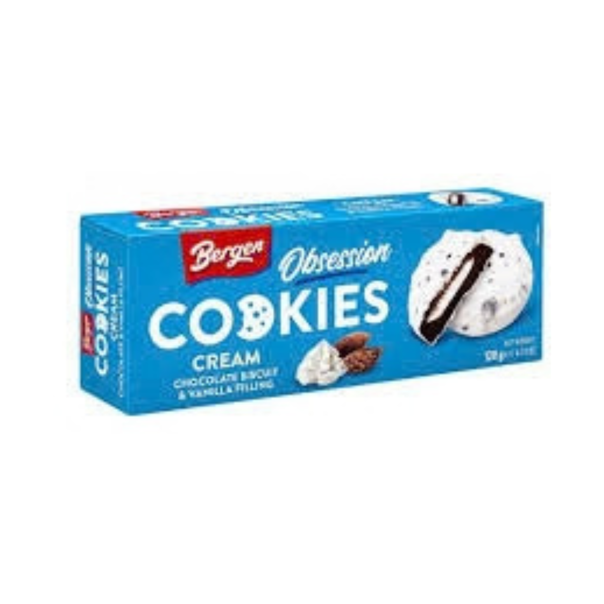 Bergen Cookies Chocolate Vanilla 128g