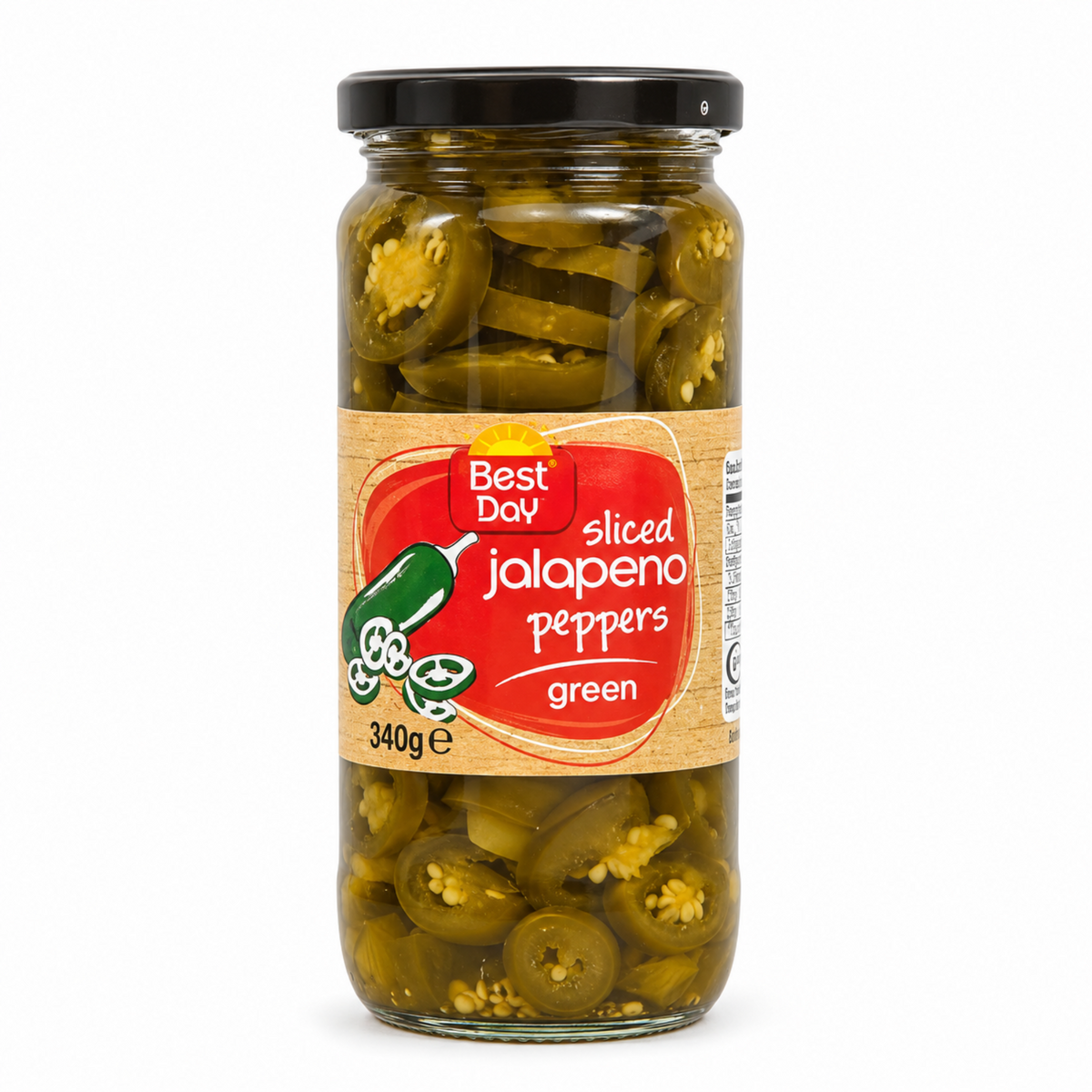 Best Day Jalapeno Pepper Green 340g