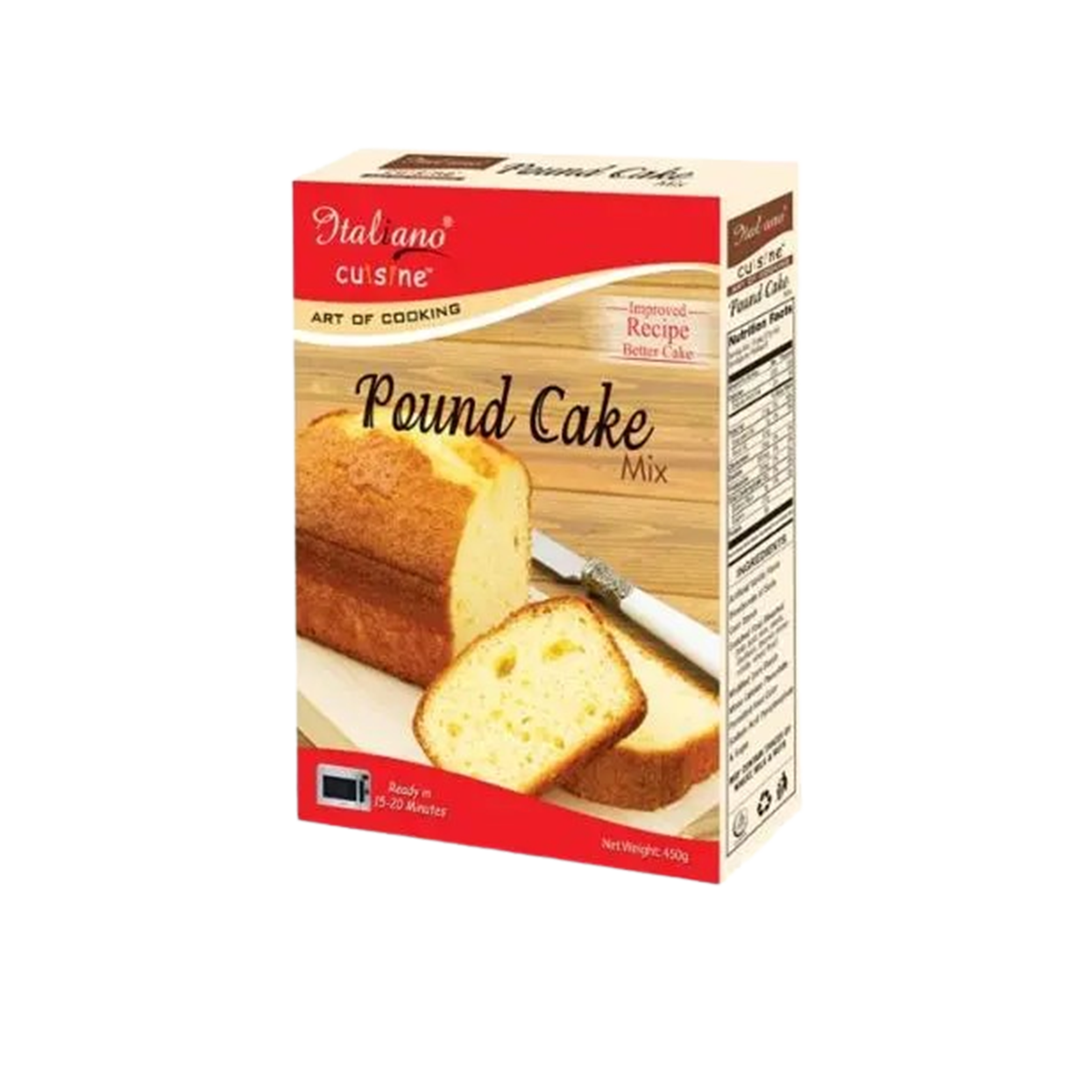 Italiano Pound Cake mix 450g