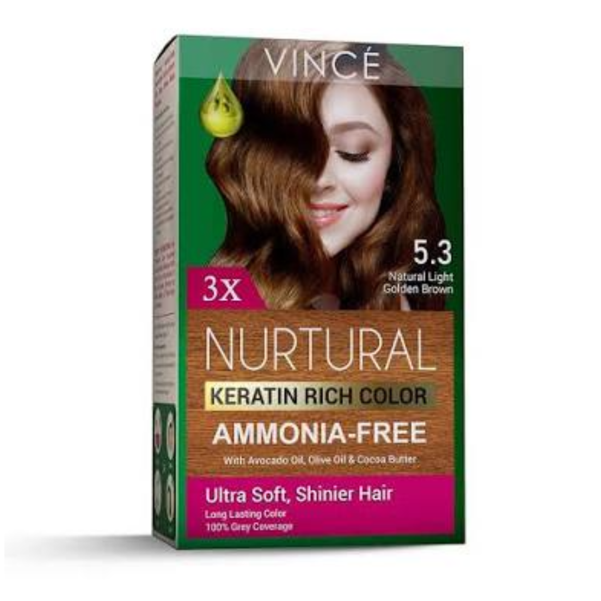 Vince Nurtural Keratin Rich Colour Golden Brown 5.3