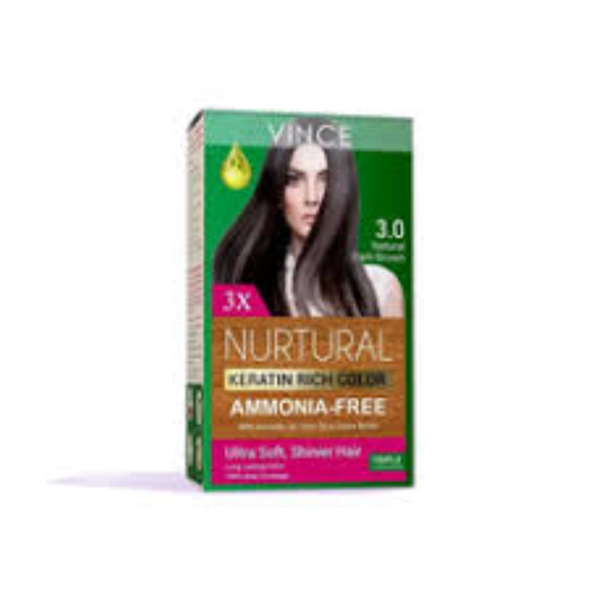 Vince Nurtural Keratin Rich Colour Dark Brown 3.0
