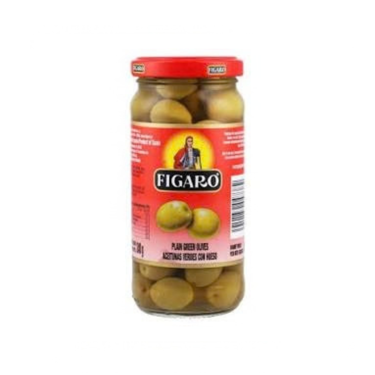 Figaro Green Olives Plain 142g