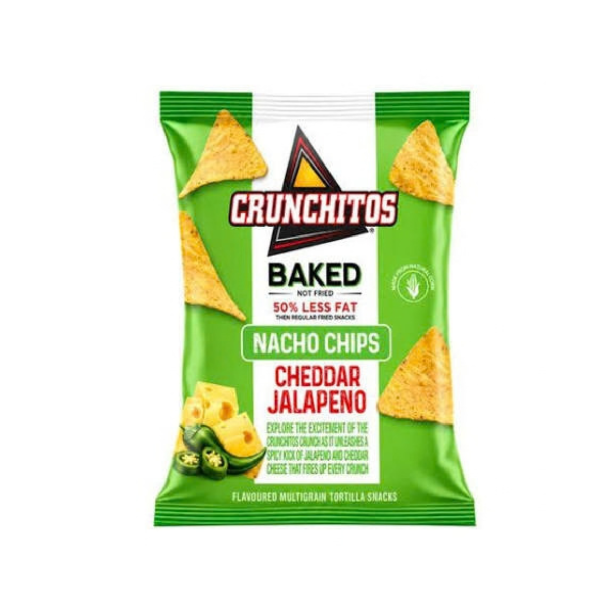 Crunchitos Nacho Spicy Cheddar Jalapeno Chips 77g