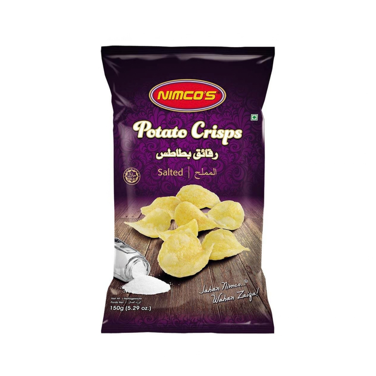 Nimcos Potato Crisps Salted 150g