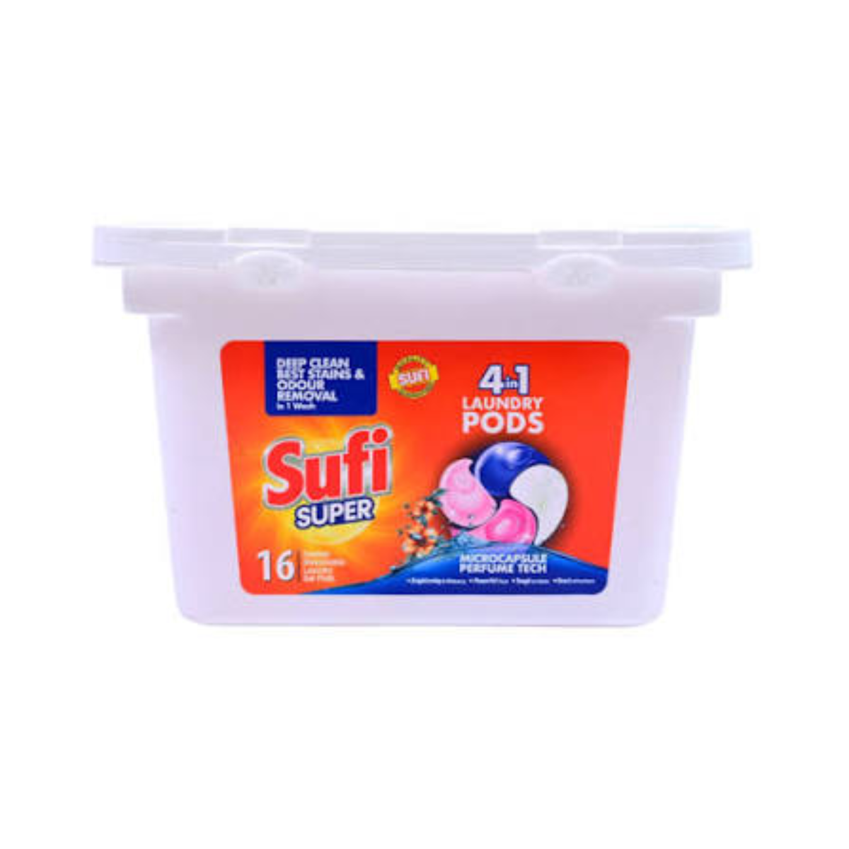 Sufi Super 4 In 1 Lundry Grl Pods 192gm
