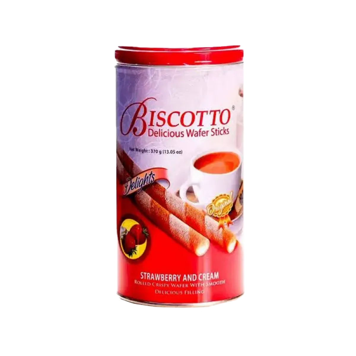 Biscotto Wafers Sticks Strawberry 370G