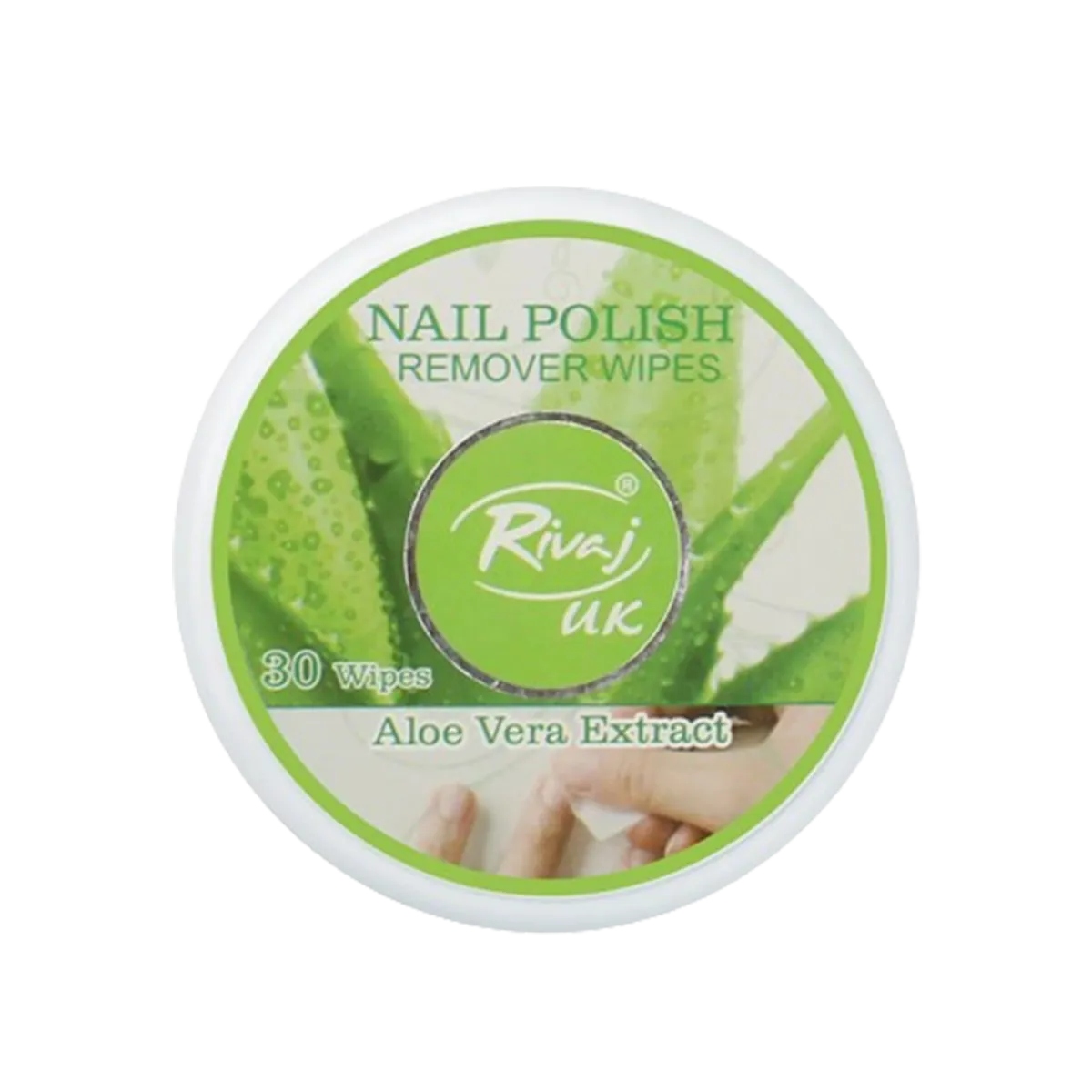 RIVAJ NAIL POLISH REMOVER Wipes Alove Vera EXtract