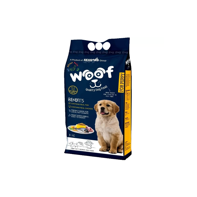 Woof Puppy Dog Food 3kg