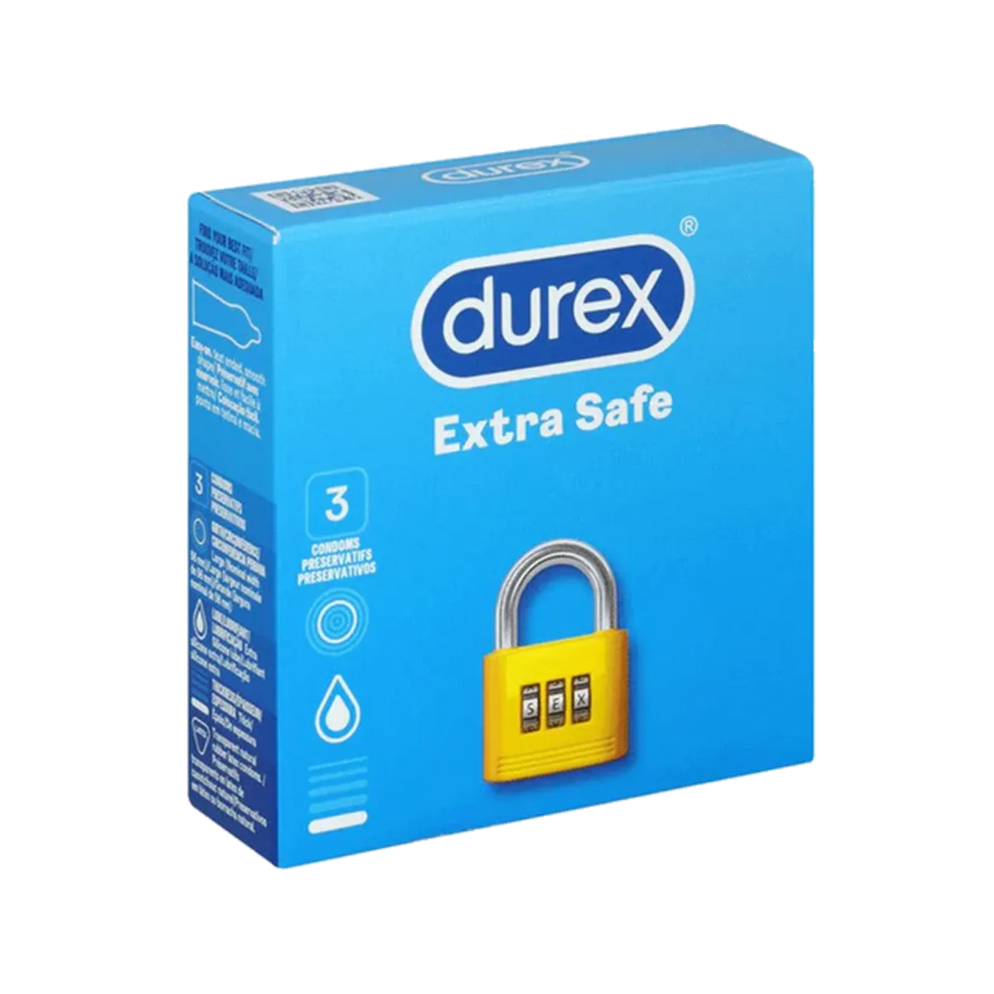 Durex Condoms 3 pack Extra Safe