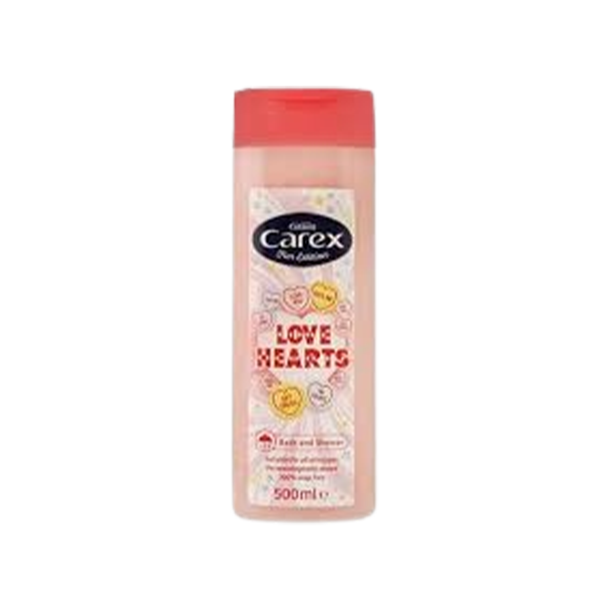 Carex Shower Gel Love Hearts 500ml
