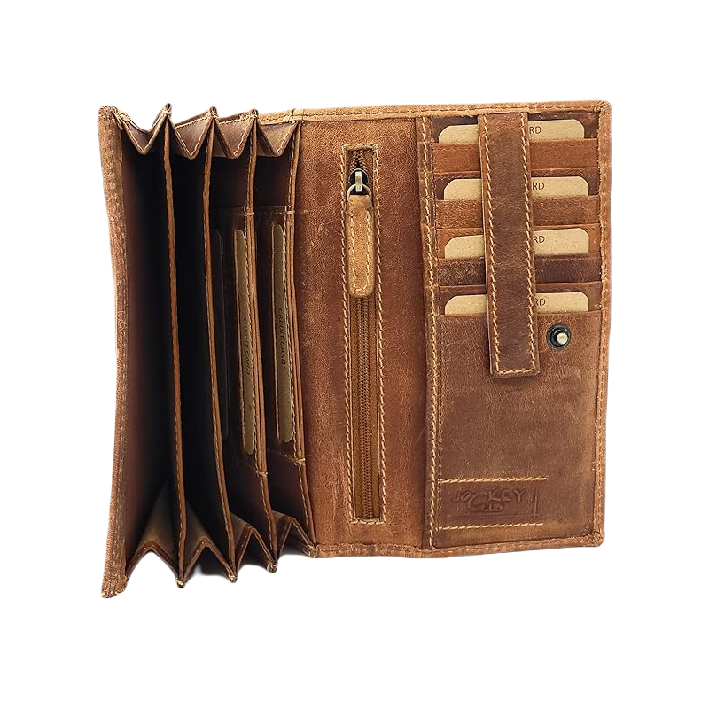 Jockey Leather Wallet IML-J-448 Brown