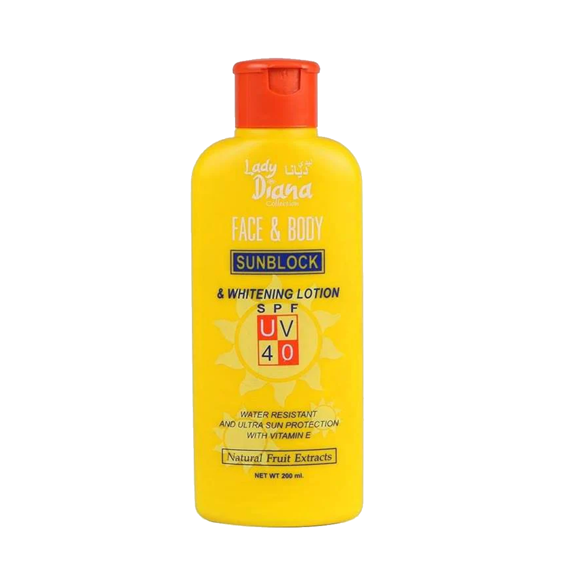 Lady Diana Face & Body Sunblock Whitening Lotion SPF 50