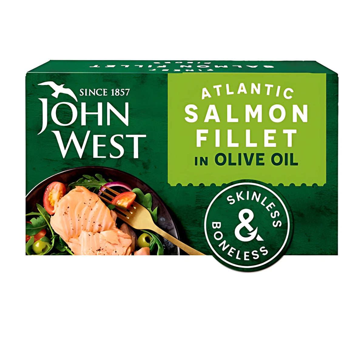John West Atlantic Salmon S B Olive Oil 115g