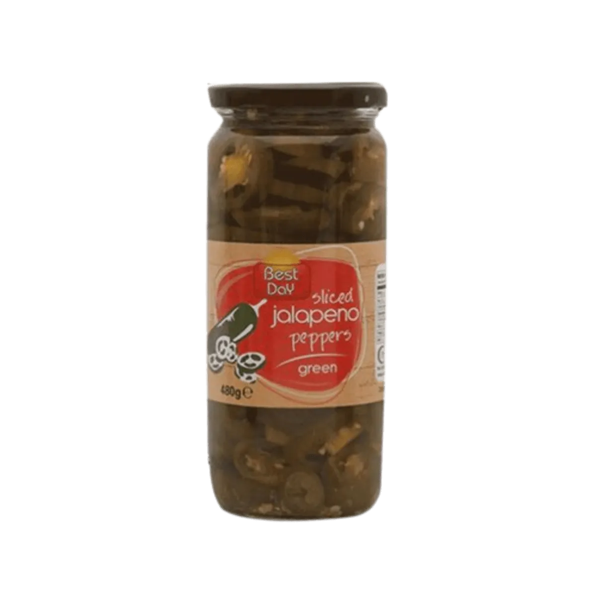 Best Day Slicrd Green Jalapeno 340g