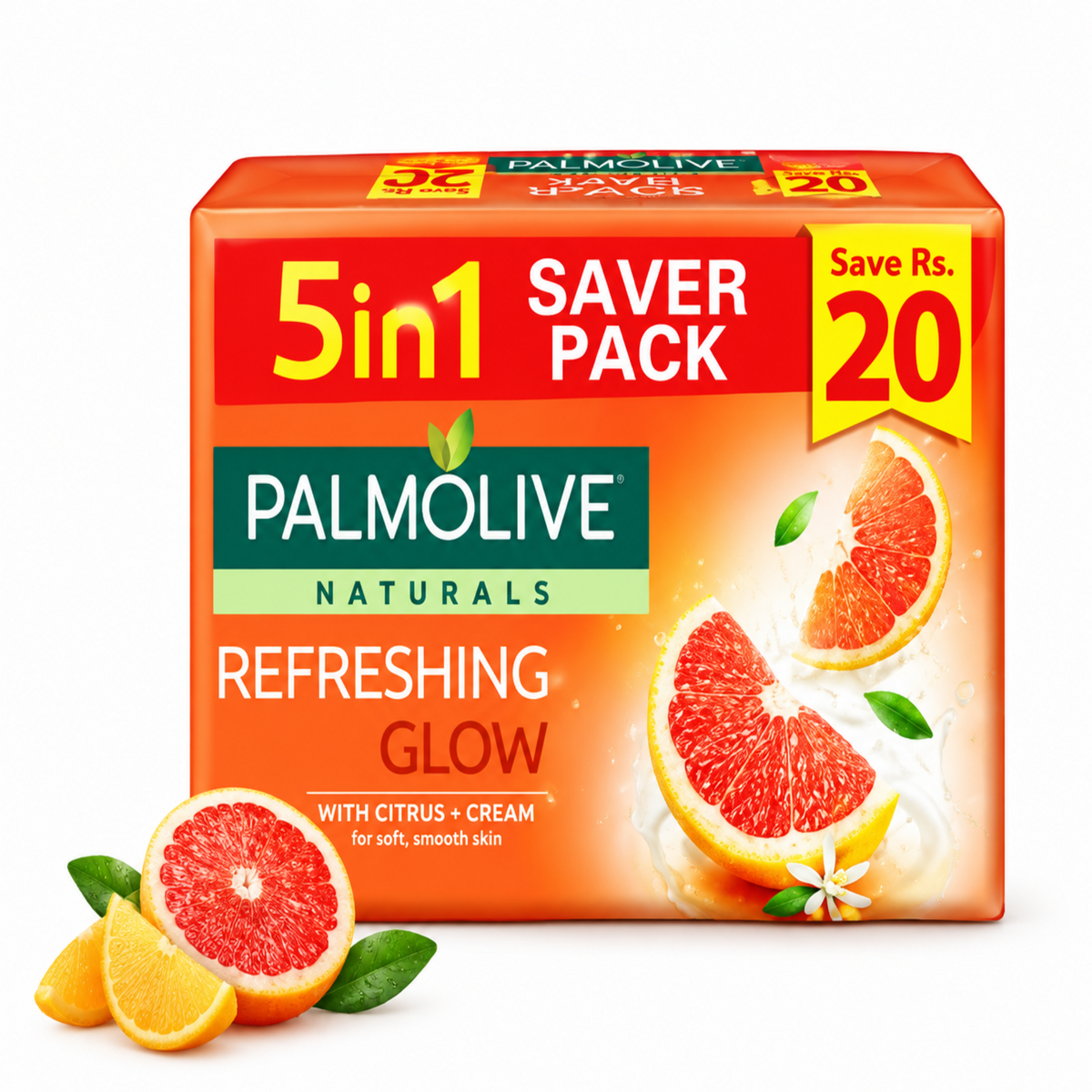 Palmolive Natural Glow Soap 5in1