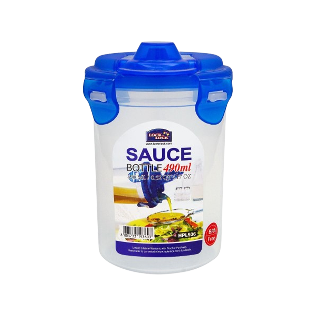 ROUND TALL SAUCE CONTAINER 490ML