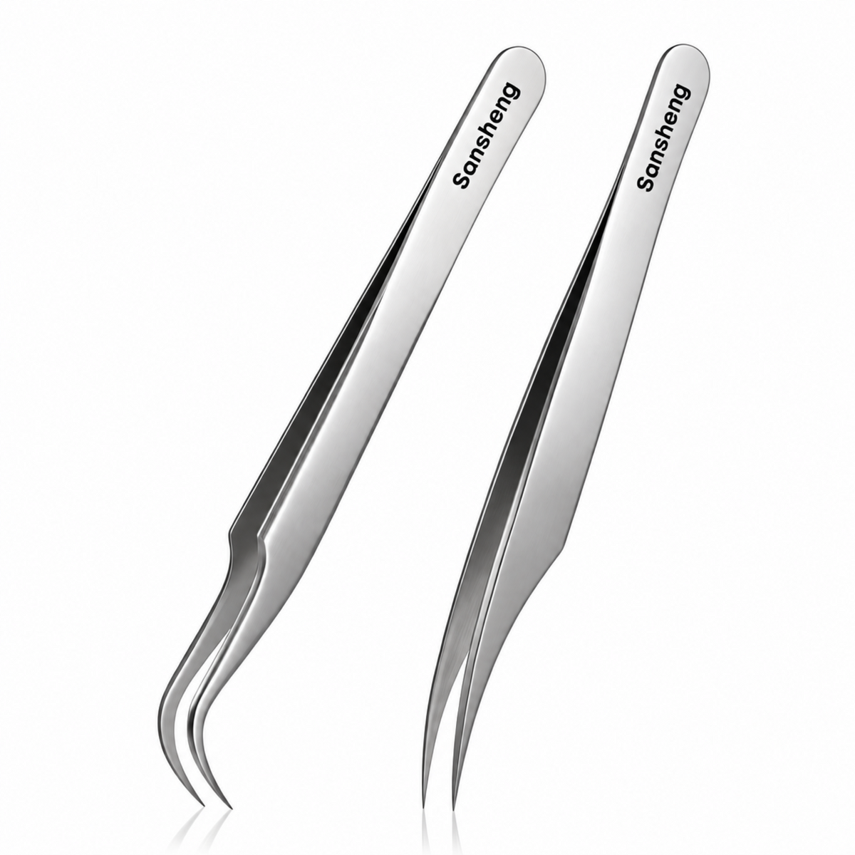 Sansheng Stainless Steel Eyelash Extension Tweezer