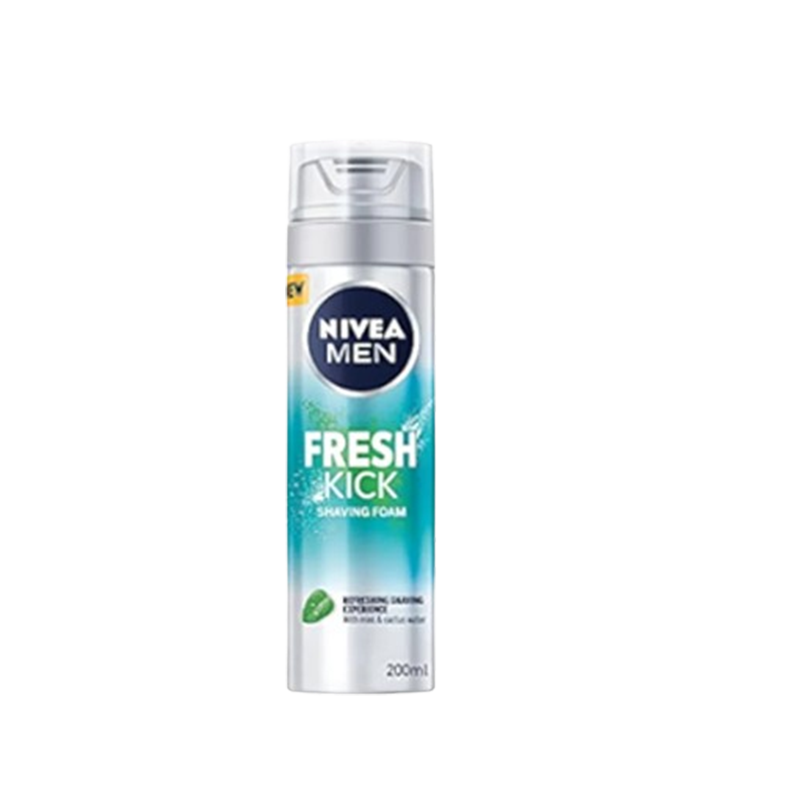 Nivea Men Fresh Kick Shaving Foam 200ml