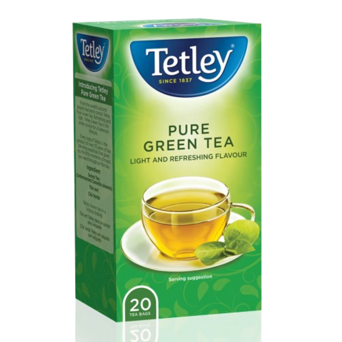 Tetley pure green tea 50tbs