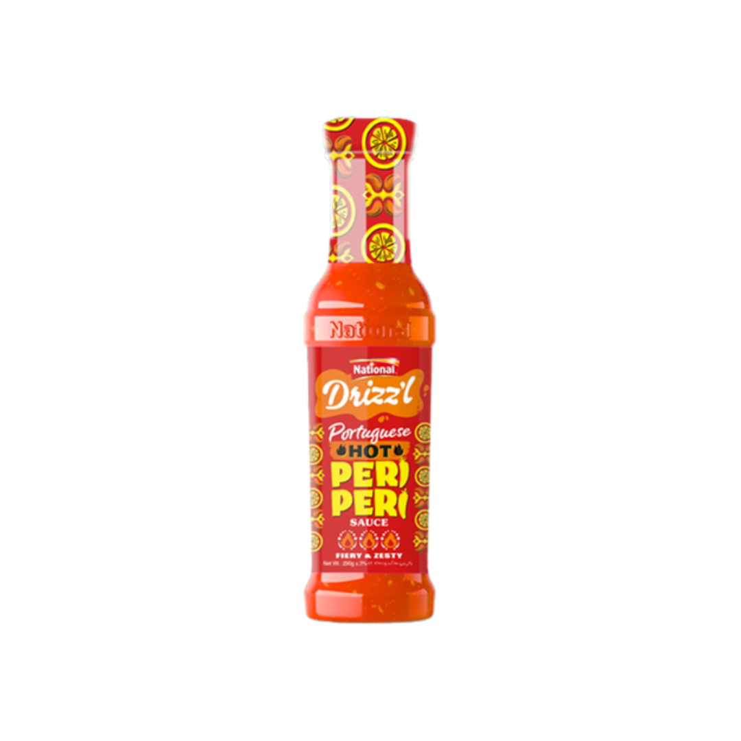 National Drizzl Portuguese Peri Peri Hot Sauce 290g