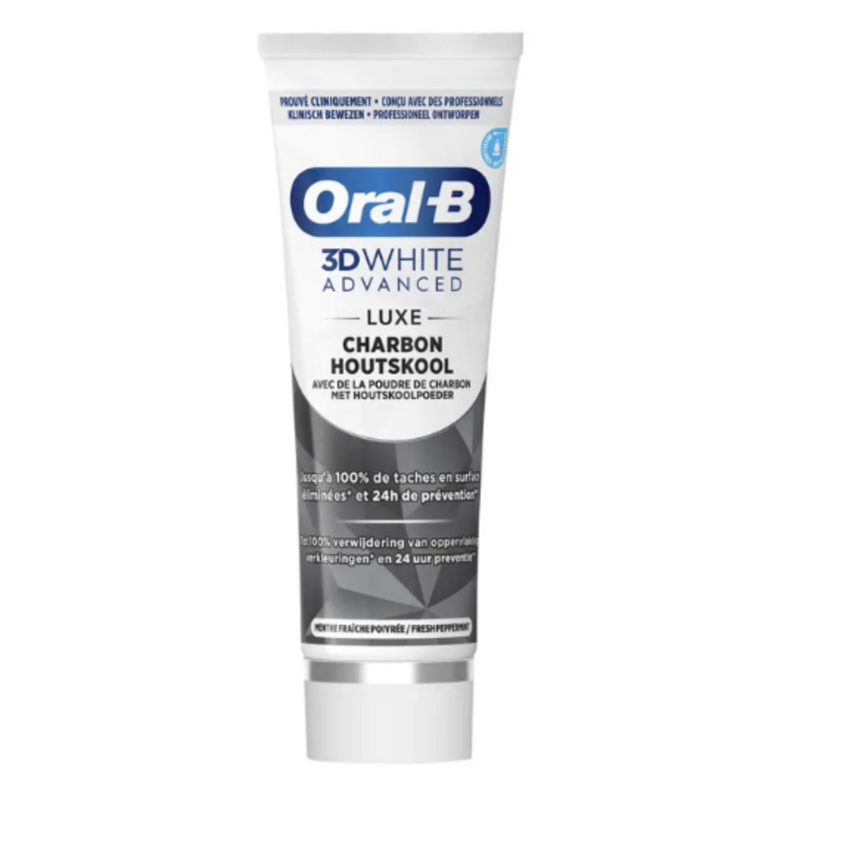 Oral-B 3D White Advanced Luxe Charcoal Toothpaste - 100ml