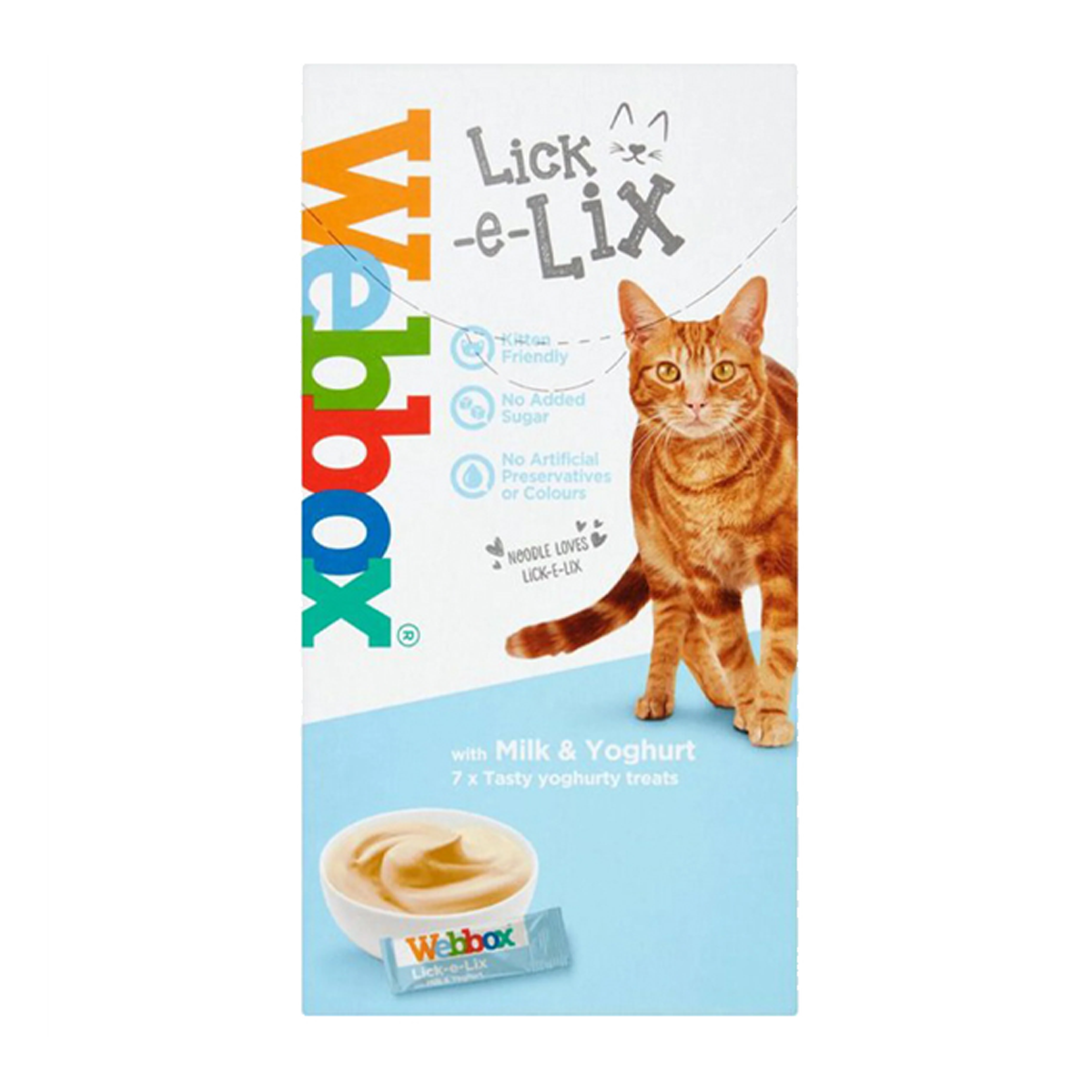 Webbox Lick-e- Lix With Milk & Yoghurt 7sch* 10G