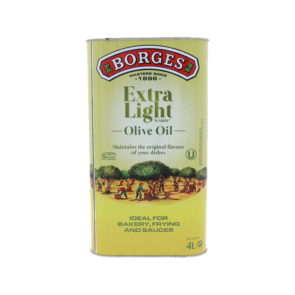 Borges Olive Oil Extra Light Tin 4L