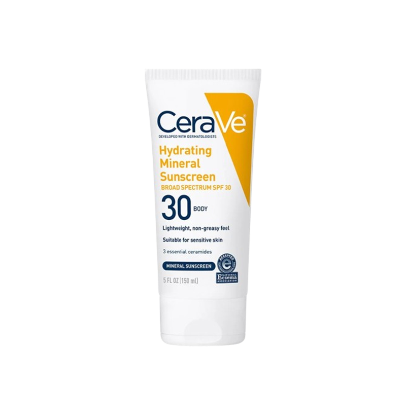 Cerave Hydrating Mineral Body Sunscreen Spf 30 150ml