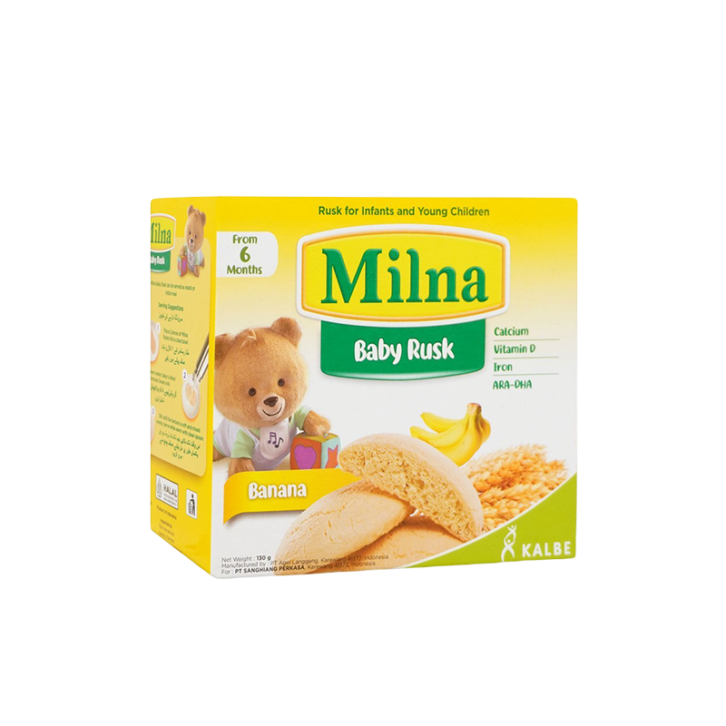 Milna Baby Rusk Young Children Banana 130G