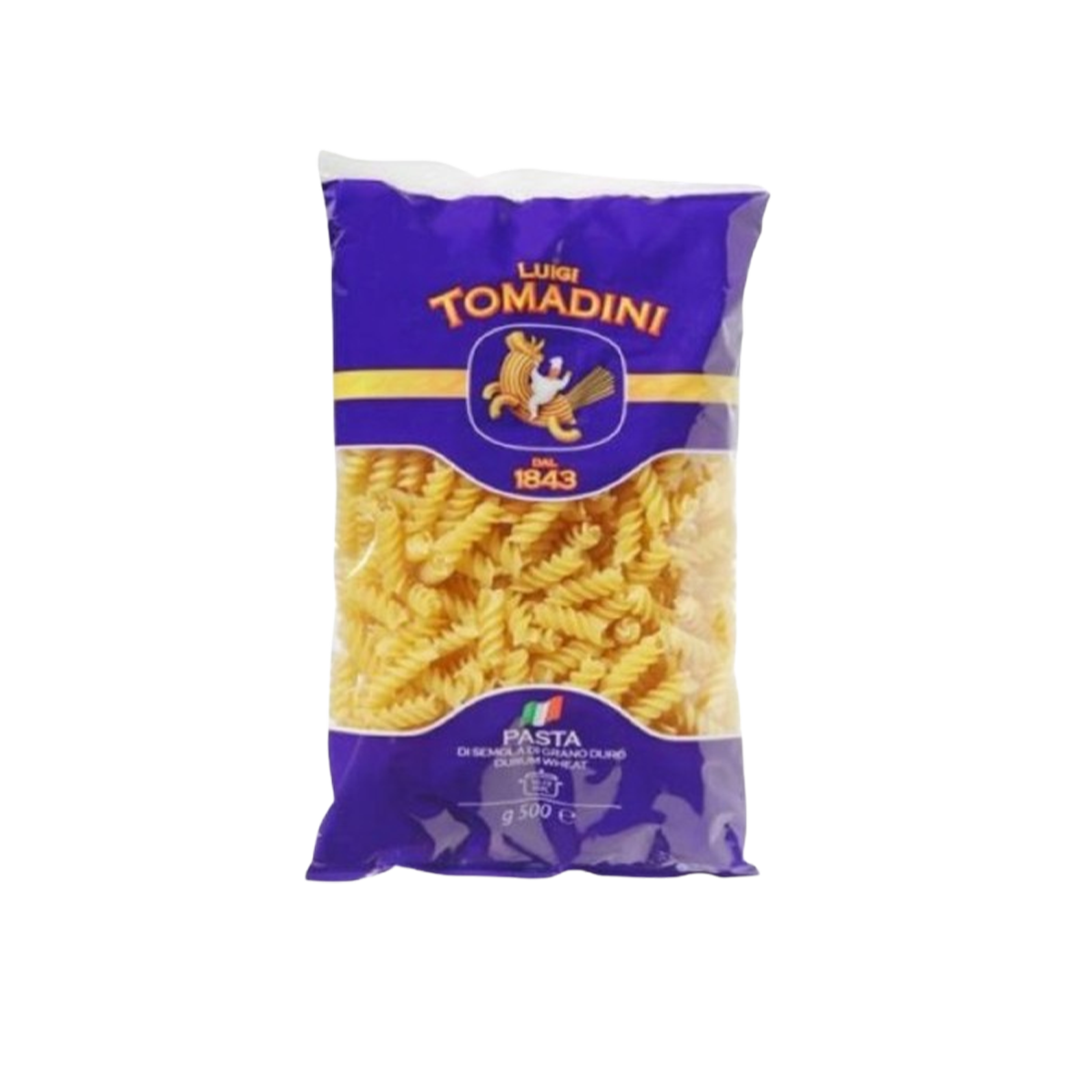Luigi Tomadini Fusilli Rigatti Pasta 500g