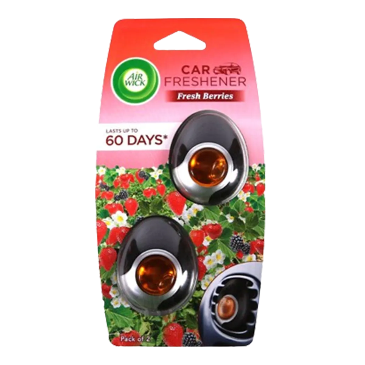 Airwick Car Air Freshener Fresh Berries 60Days