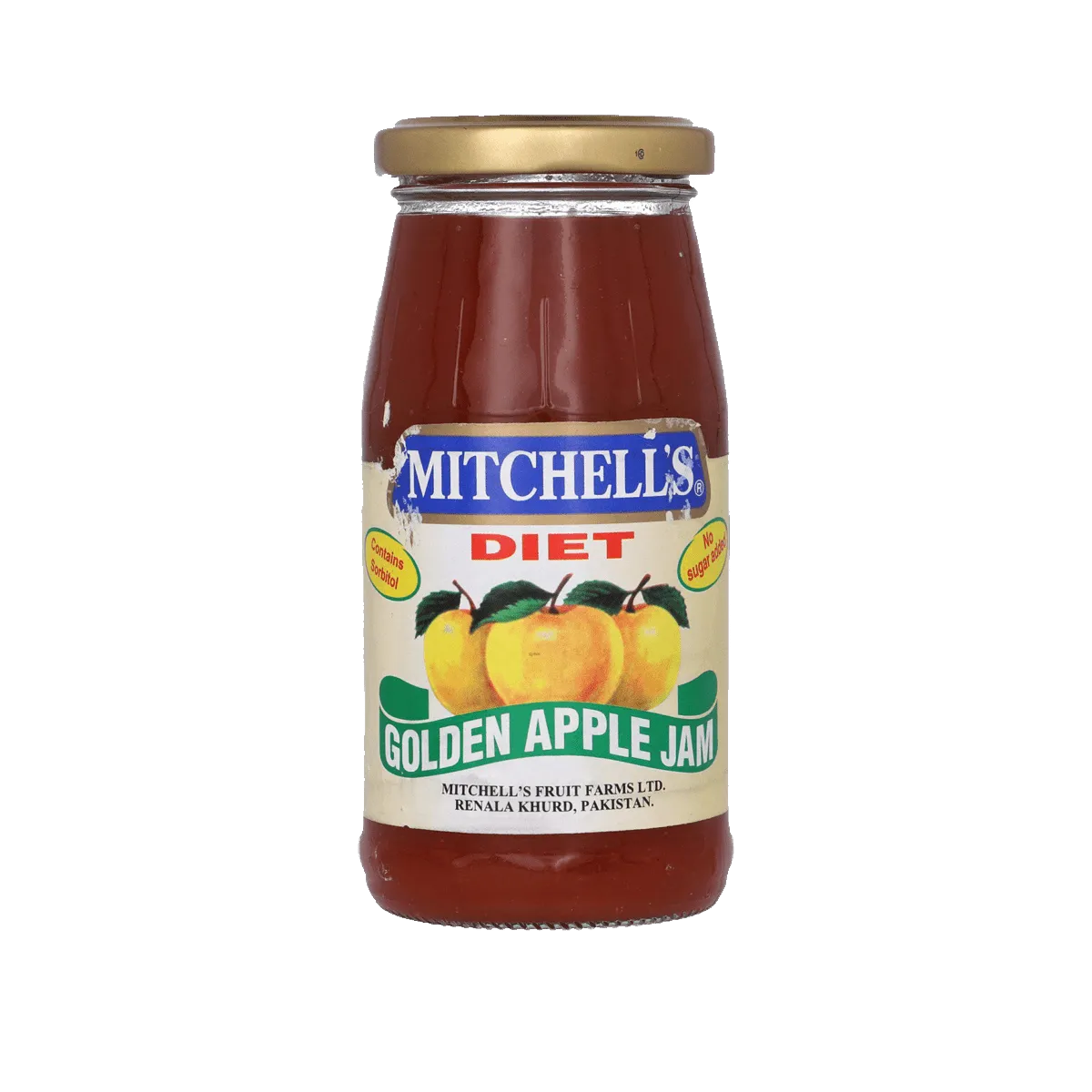 Mitchell's Diet Golden Apple Jam 325g