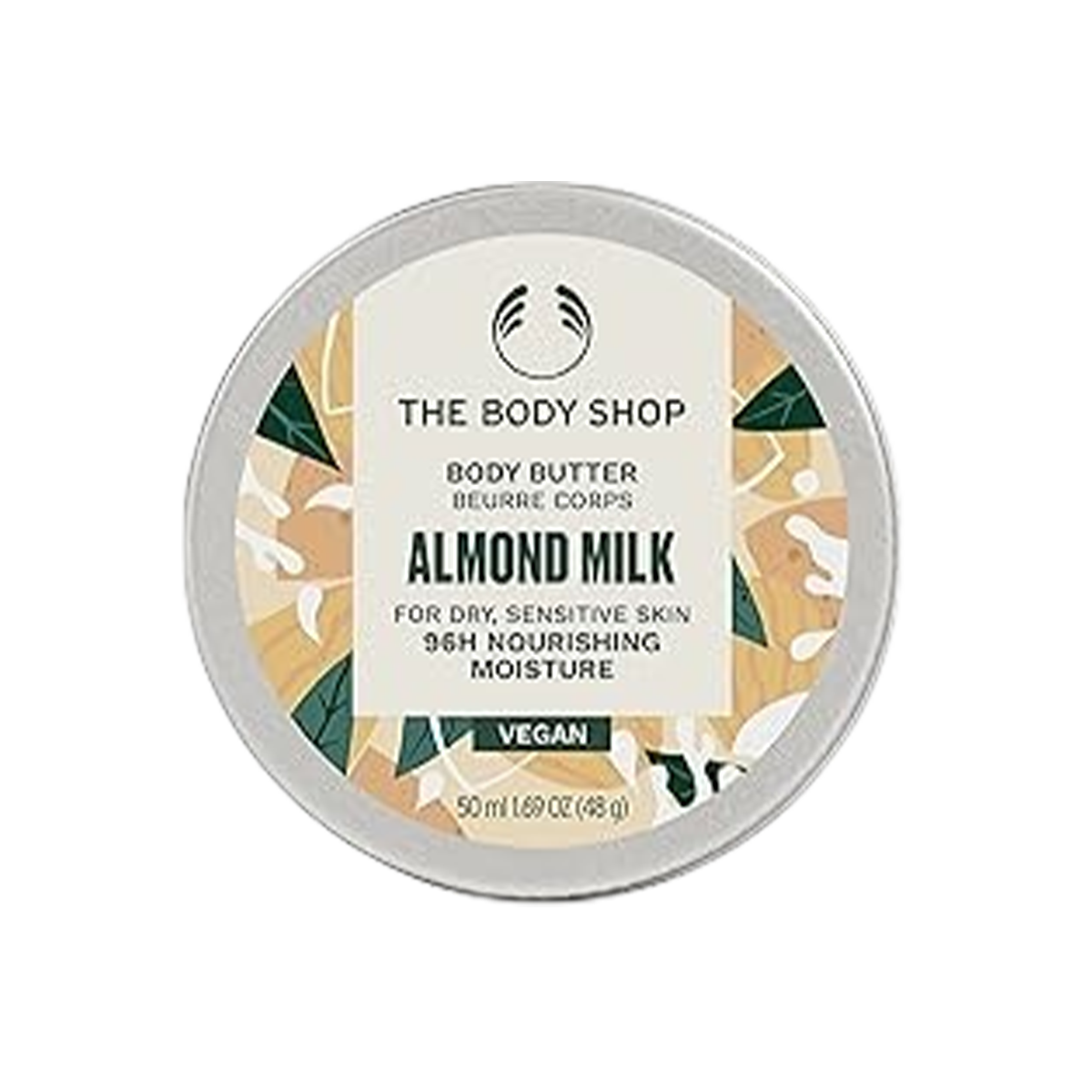 The body shop body butter almond milk mois 48g