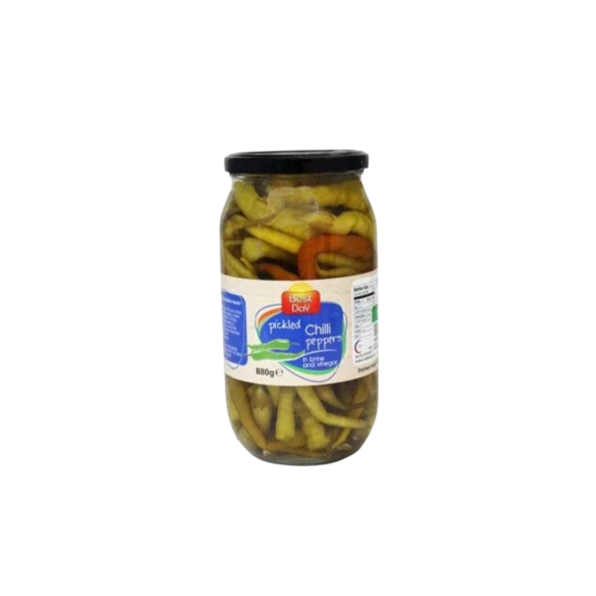 Best Day Pickle Chilli Pepper in brine and Vinegar 880g