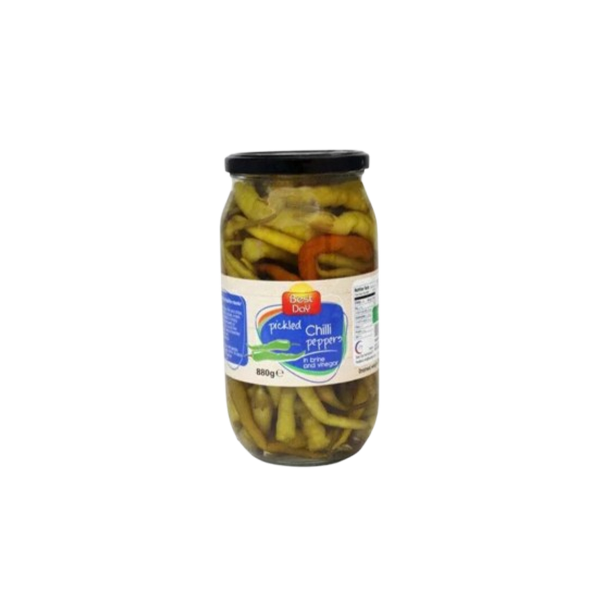 Best Day Pickle Chilli Pepper in brine and Vinegar 880g