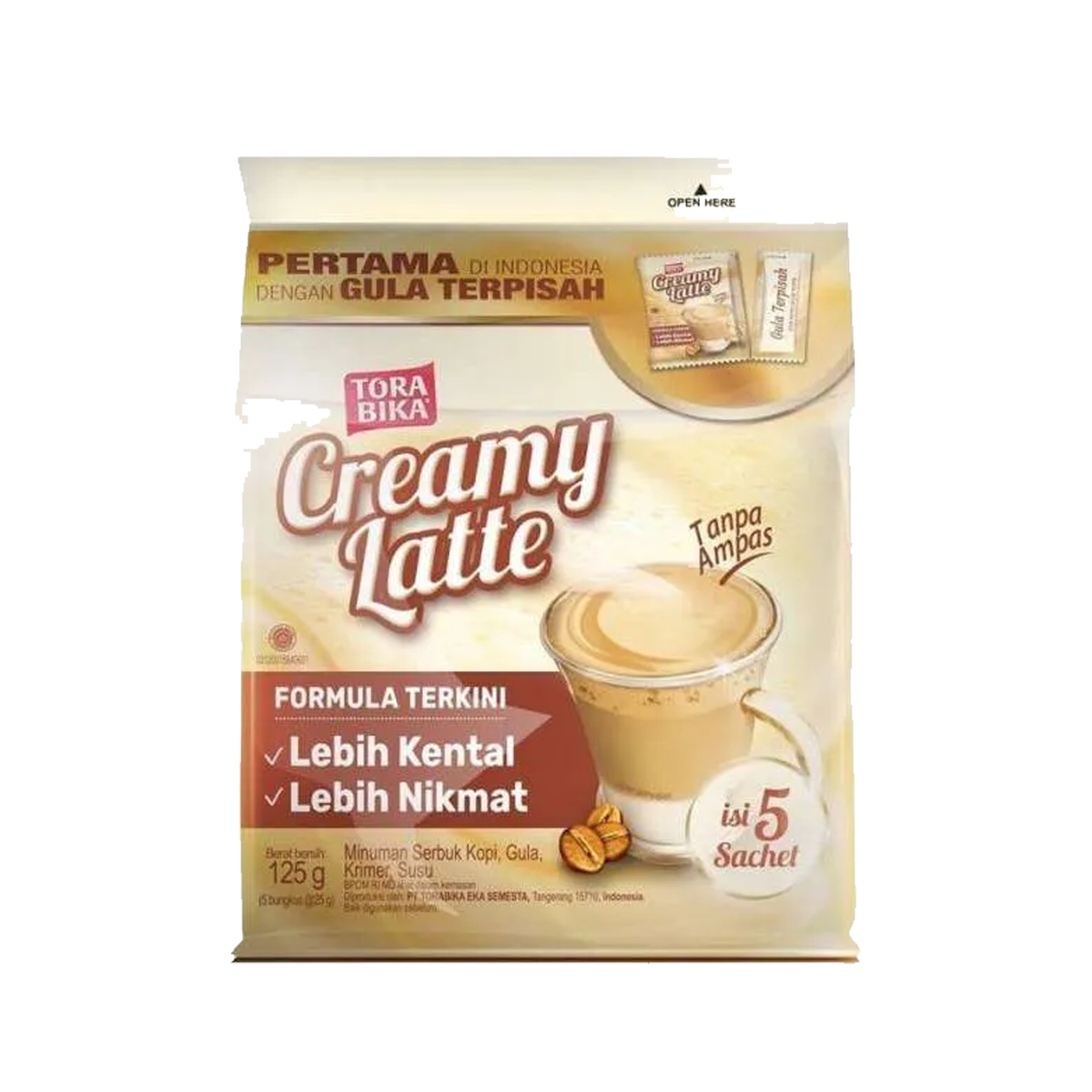 Tora bika creamy latte 5pcs