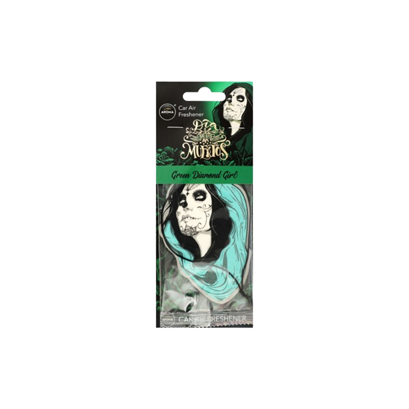 Aroma Car Air Freshener Green diamond girl 5g