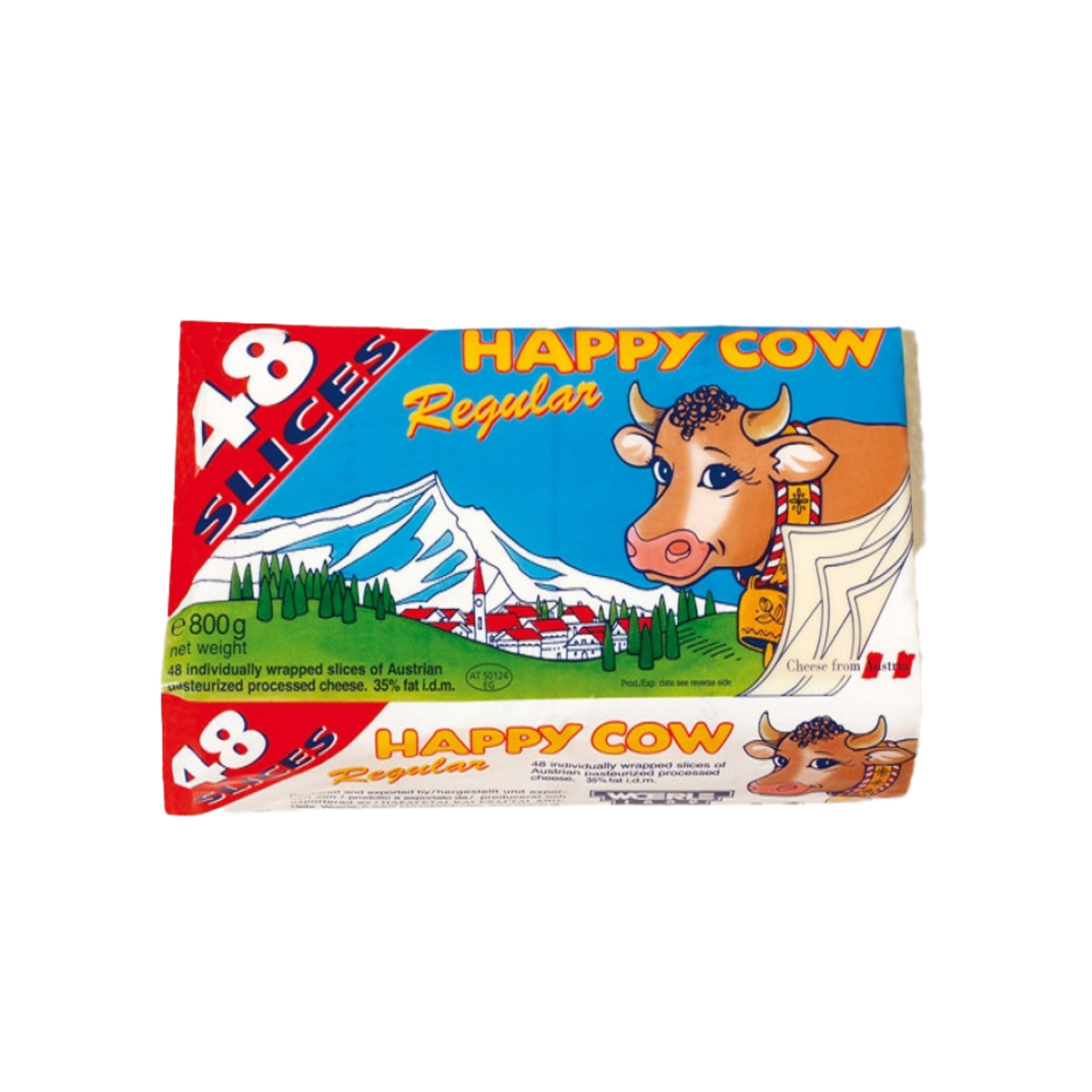 Happy Cow Cheese 48 Slices Catering Regular