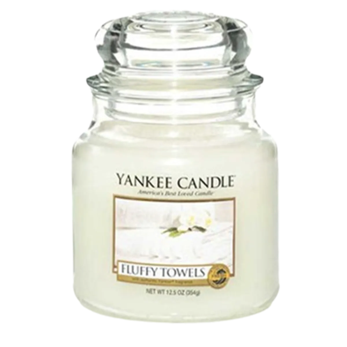 Yankee Candle Scented Candle Medium Fluffy Towels 411g