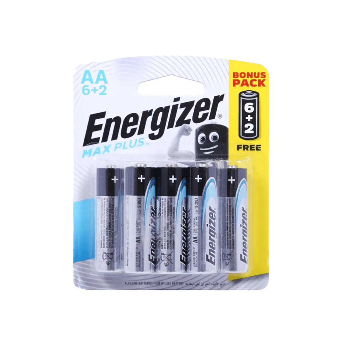 Energizer Max Plus EP91 BP8 AA Alkaline Batterysd