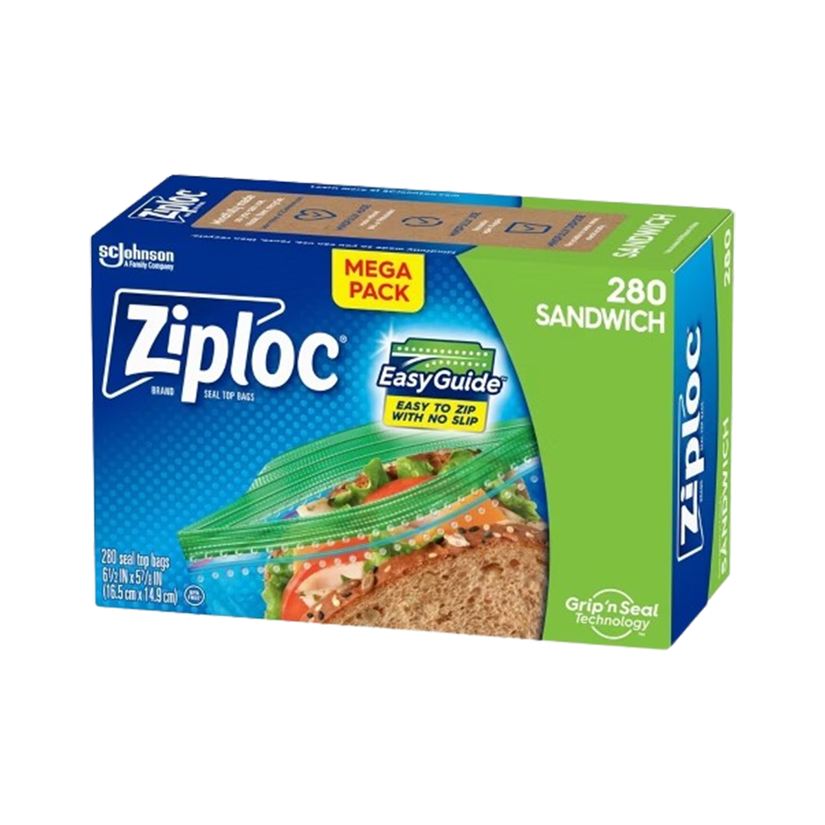 ZIPLOC SANDWICH BAG 25'S