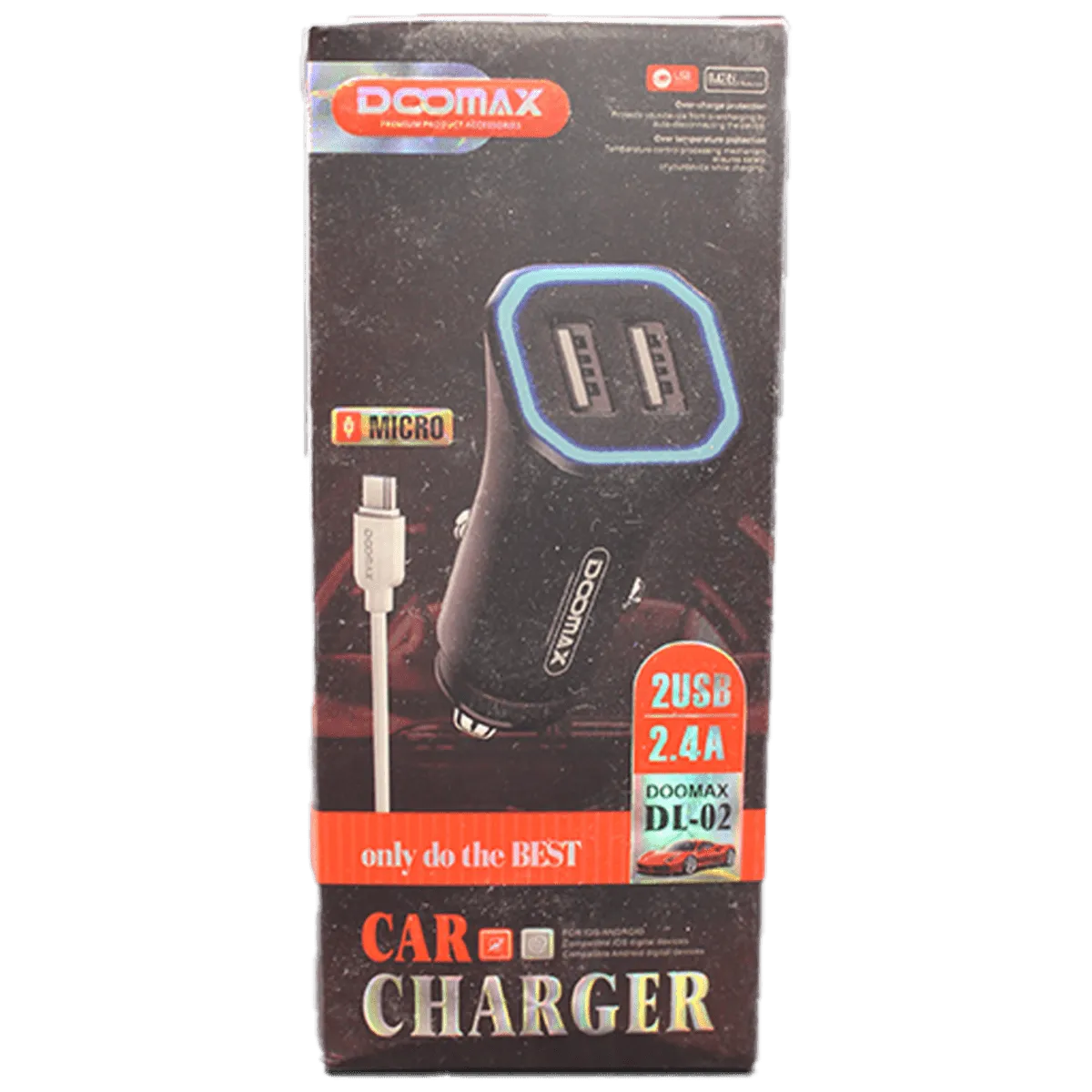 Doomax USB Fast Car Charger DL-02