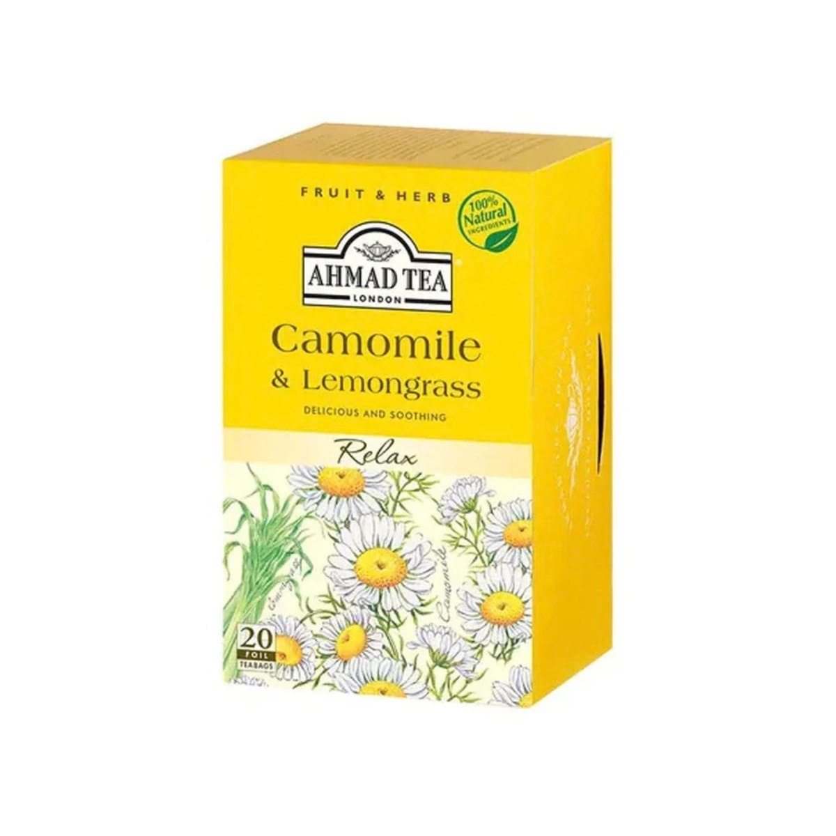 Ahmad Fruit Herbs Tea 20 Tea Bags Chamomile Lemongrass 40g