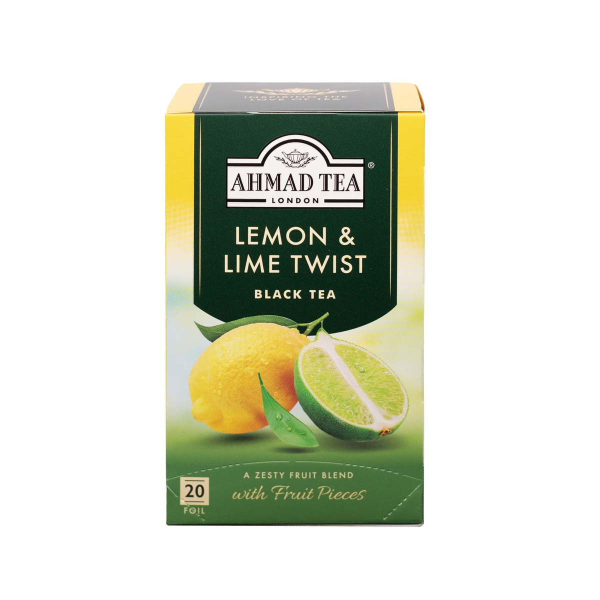 Ahmad Black Tea 20 Tea Bags Lemon & Lime 40g